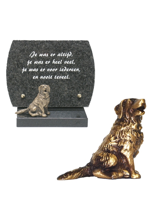 openbaring toetje intellectueel Zoekt u een gedenksteen of gedenkmonument met bronzen hondje? | URNWINKEL.  | URNWINKEL.